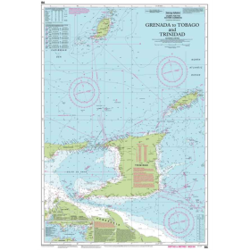 Imray - B6 - Grenada to Tobago and Trinidad - Passage Chart
