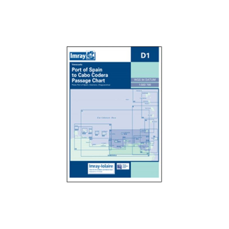 Imray - D1 - Port of Spain to Cabo Codera - Passage Chart