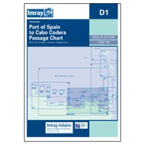 Imray - D1 - Port of Spain to Cabo Codera - Passage Chart