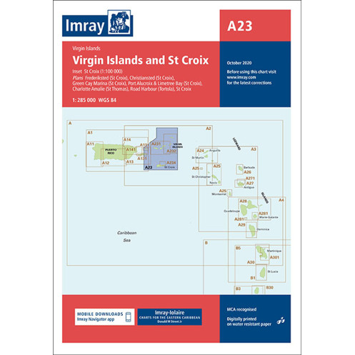 Imray - A23 - Virgin Islands and St Croix