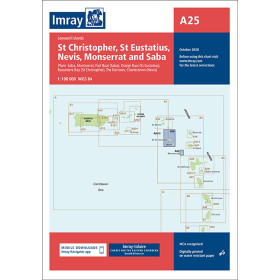 Imray - A25 - St Christopher, St Eustatius, Nevis, Monserrat and Saba