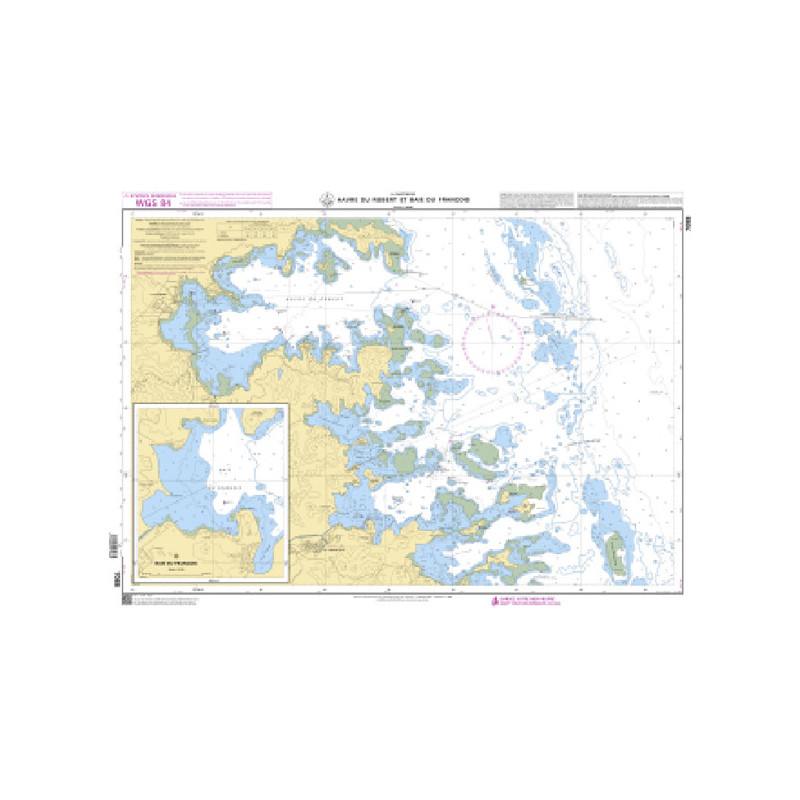 Shom C - 7088 - Havre du Robert et Baie du François