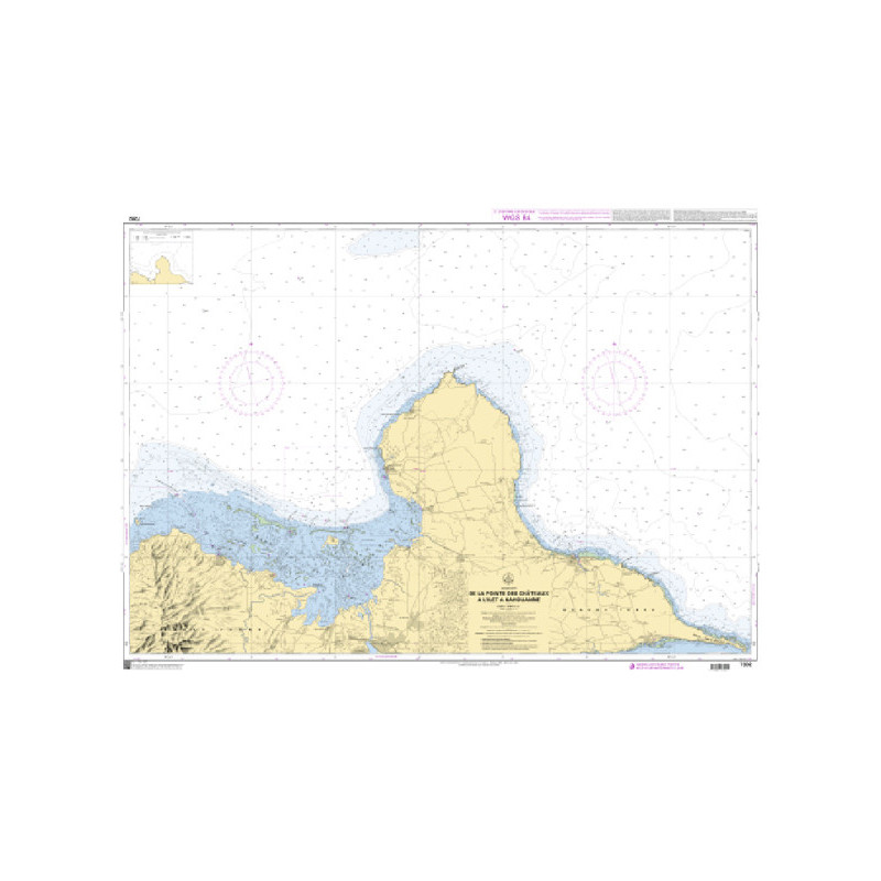 Shom C - 7302 - De la Pointe des Châteaux à l'Ilet à Kahouanne