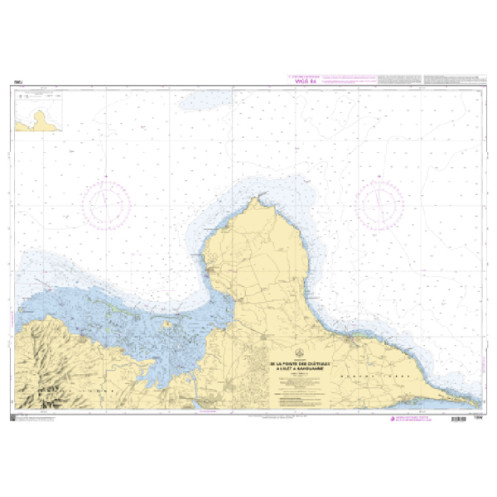 Shom C - 7302 - De la Pointe des Châteaux à l'Ilet à Kahouanne