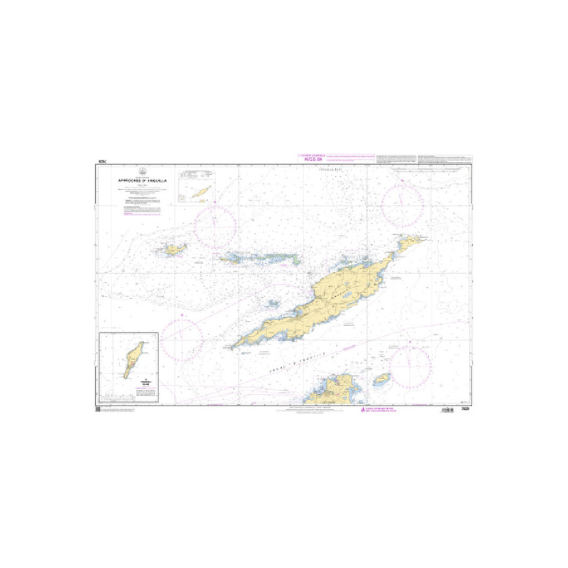 Shom C - 7620 - Approches d'Anguilla