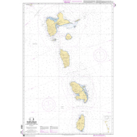 Shom C - 7631 - Petites Antilles - Partie centrale - De Montserrat à Saint Lucia