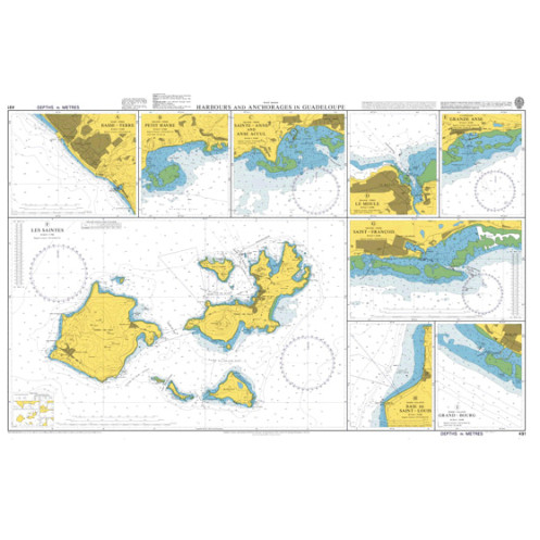 Admiralty - 491 - Harbours and Anchorages in Guadeloupe