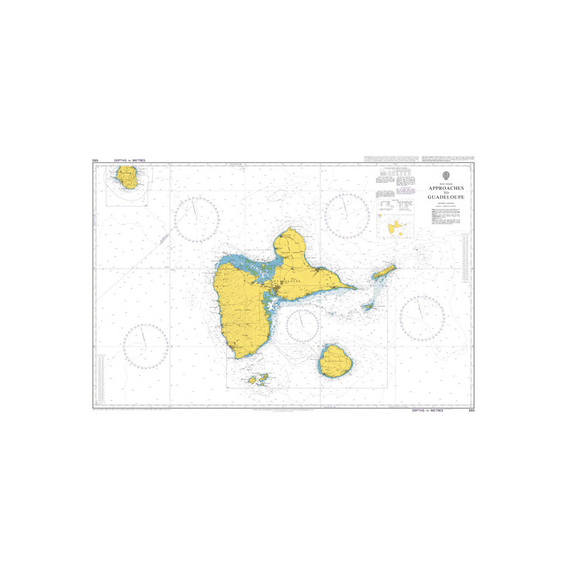 Admiralty - 593 - Approaches to Guadeloupe