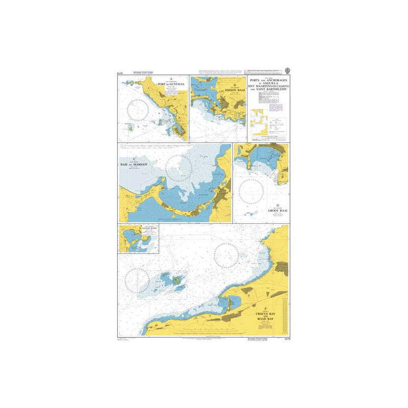 Admiralty - 2079 - Ports and Anchorages in Anguilla, Sint Maarten (Saint Martin) and Saint Barthelemy