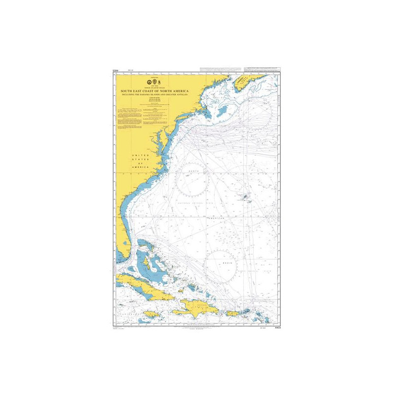 Admiralty - 4403 - South East Coast of North America including the Bahama Islands and Greater Antilles