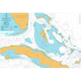Admiralty Raster ARCS - 2996 - Cuba to Bahama Islands Including Straits of Florida