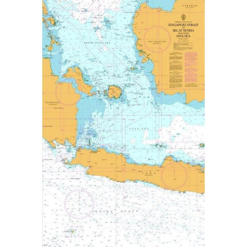 Admiralty Raster Géotiff - 2470 - Singapore Strait to Selat Sunda including Java Sea