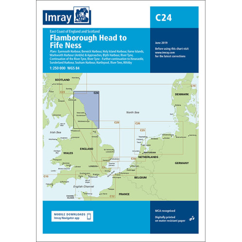 Imray - C24 - Flamborough Head to Fife Ness - Passage Chart Imray - C24 - Flamborough Head to Fife Ness - Passage Chart