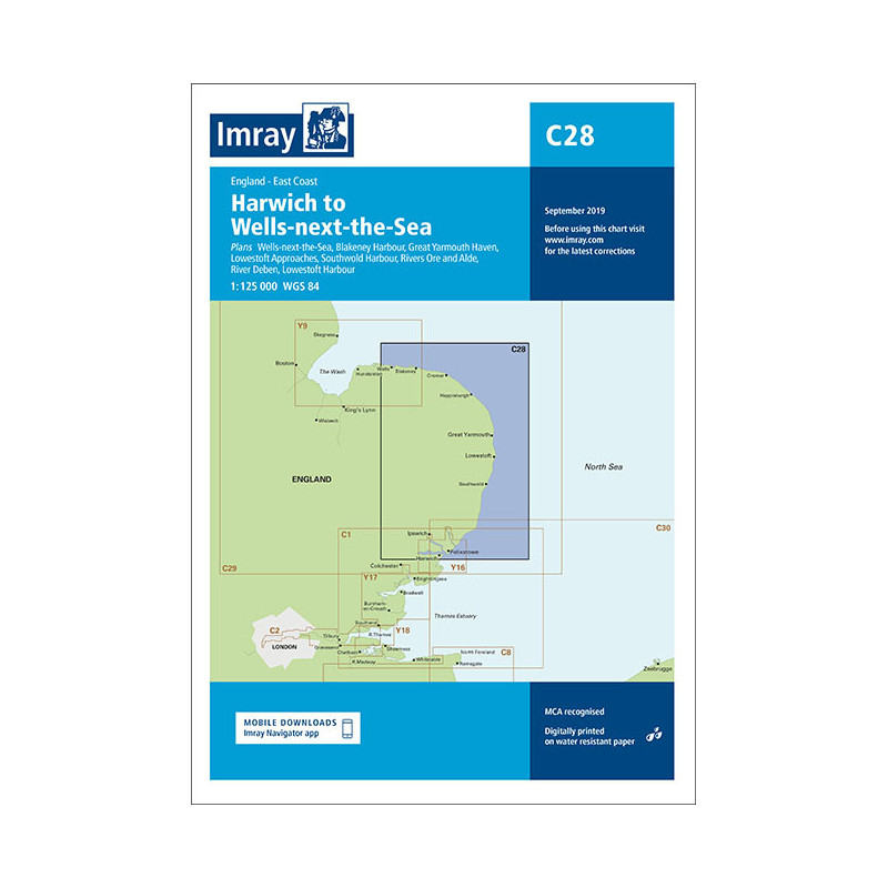 Imray - C28 - Harwich to Wells-next-the-Sea