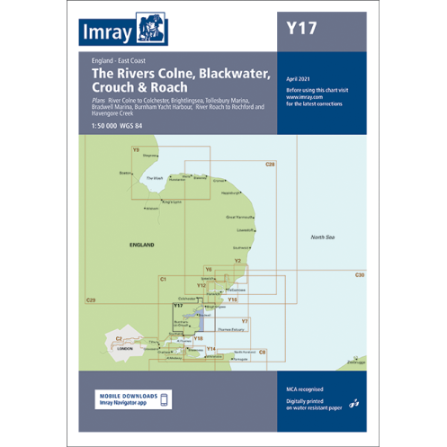 Imray - Y17 - The Rivers Colne, Blackwater, Crouch and Roach Imray - Y17 - The Rivers Colne, Blackwater, Crouch and Roach