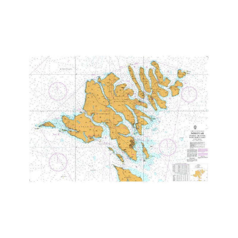 Admiralty - 3567 - Foroyar (Faroe Islands) Northern Part