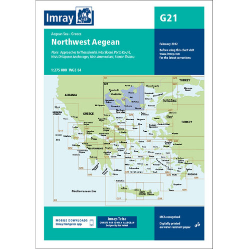 Imray - G21 - Northwest Aegean Sea