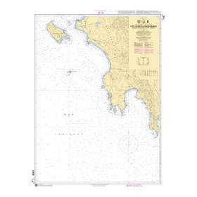 Shom C - 7195 - INT 3418 - (fac-similé de la carte GR 22) - Côte Ouest du Peloponnèse - De Nísos Zákinthos à Ákra