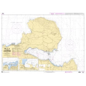 Shom C - 7540 - INT 3793 - (fac-similé de la carte GR 433/1) - Du Cap Drépanon au Port de Chaniá, Baie de Soúdas (La