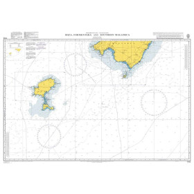 Admiralty Raster ARCS - 1702 - Ibiza- Formentera and Southern Mallorca