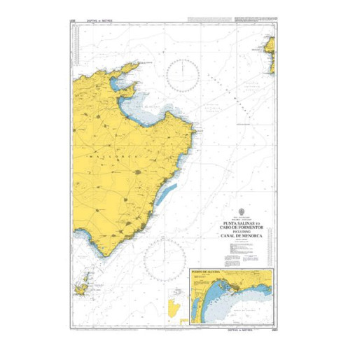 Admiralty Raster ARCS - 2831 - Punta Salinas to Cabo de Formentor including Canal de Menorca