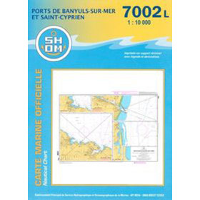 Shom L - 7002L - Ports de Banyuls-sur-Mer, Saint-Cyprien