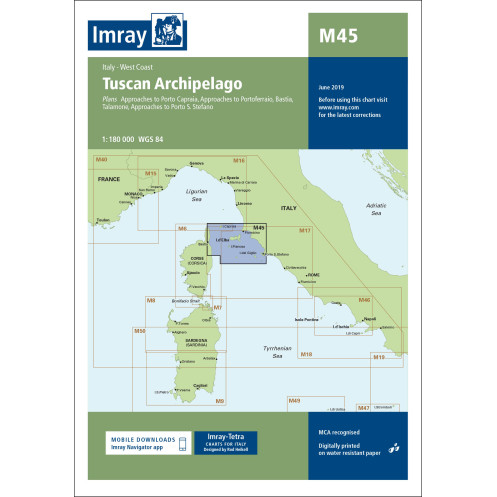 Imray - M45 - Tuscan Archipelago