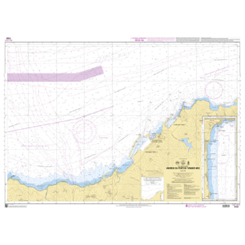 Shom C - 7433 - Abords du port de Tanger Med