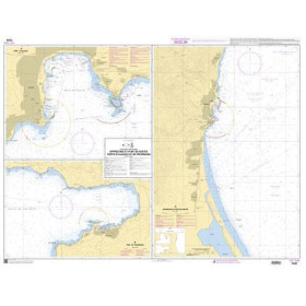 Shom C - 7436 - Approches et port de Bastia - Ports d'Ajaccio et de Propriano