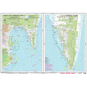 Carte marine Imray - Y100 - Gibraltar bay and harbour