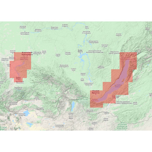 Carte marine Navionics - Navionics+ Regular NAEU070R - Russie, Lacs & Rivières
