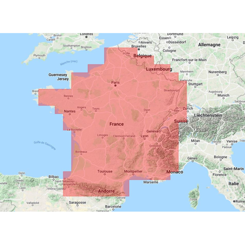 Navionics+ Regular NAEU080R France, Lacs & Rivières - new chart