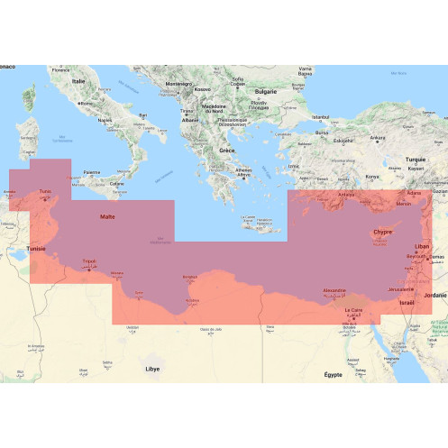 Navionics+ Regular NAEU016R Mer Méditerranée, Sud-Est - carte neuve