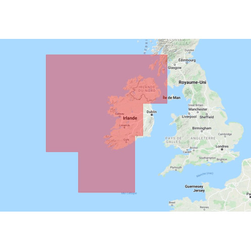 Navionics+ Regular NAEU075R Irlande, côte ouest - new chart