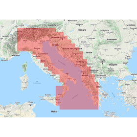 Navionics+ Regular NAEU014R Italie, Mer Adriatique - new chart