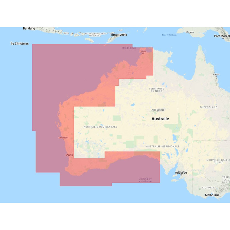 Navionics+ Regular NAPC026R Australie, Ouest - new chart