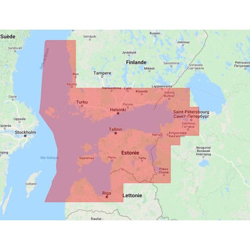 Navionics+ Regular NAEU050R Golfe de Finlande et Riga - new chart