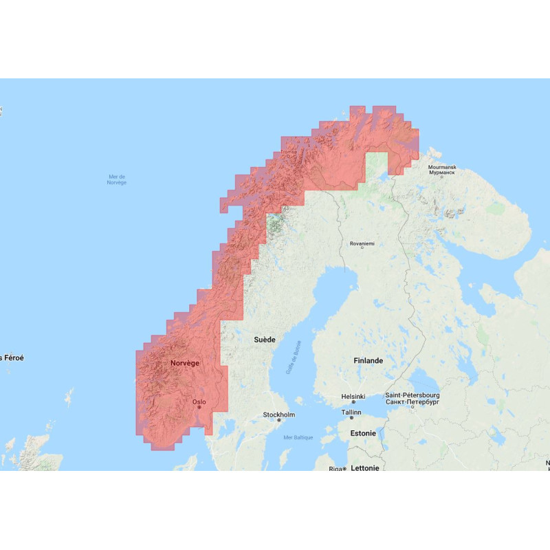 Navionics+ Regular NAEU071R Norvège, Lacs & Rivières - carte neuve