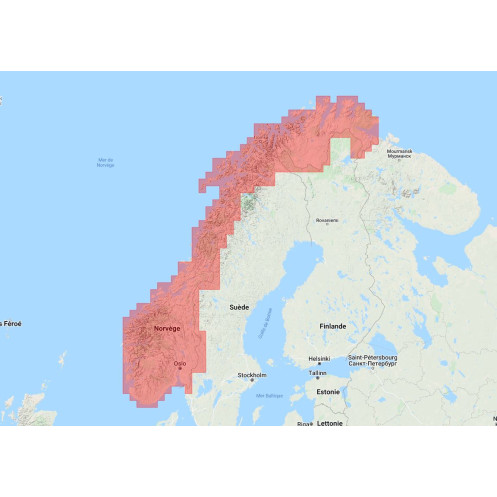 Navionics+ Regular NAEU071R Norvège, Lacs & Rivières - new chart