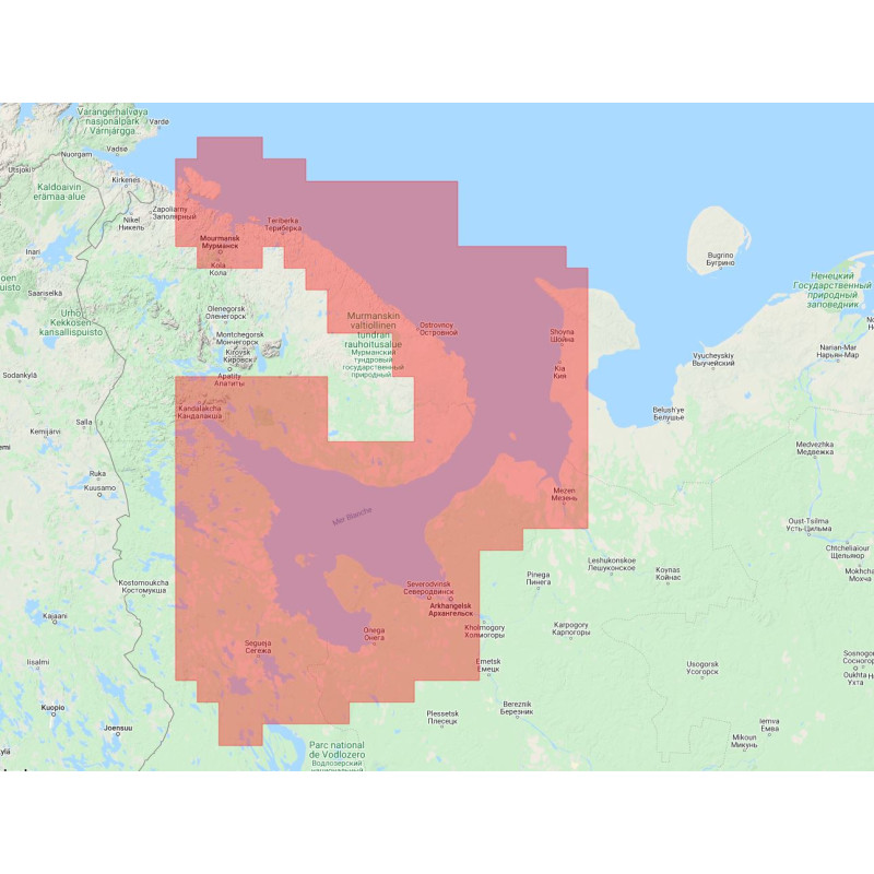 Carte marine Navionics - Navionics+ Regular NAEU068R - Russie, Mer Blanche