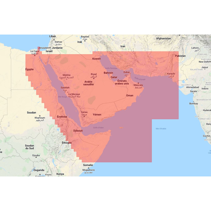 Navionics+ Regular NAAW010R Le Golfe et la Mer Rouge - carte neuve