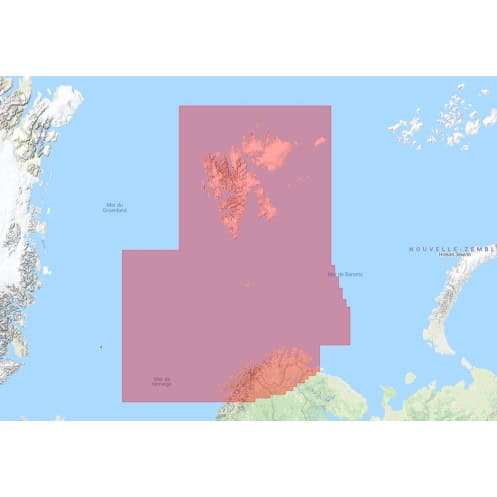 Navionics+ Regular NAEU054R Norvège, Vestfjorden à Svalbard - new chart