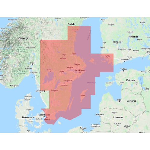 Navionics+ Regular NAEU079R Suède, sud-est - new chart