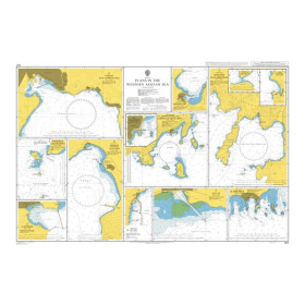 Admiralty Raster ARCS - 1571 - Plans in the Western Aegean Sea