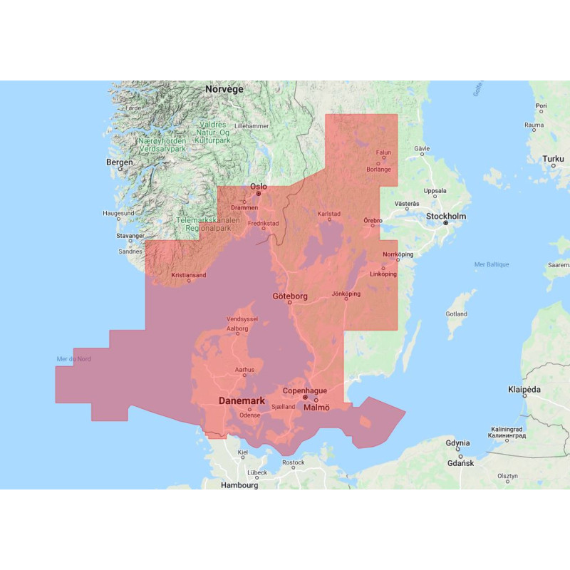 Navionics+ Regular NAEU042R Oslo à Trelleborg - carte neuve