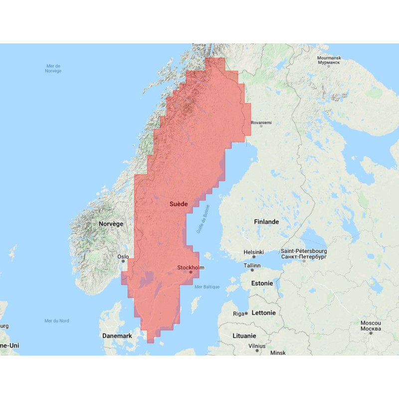 Navionics+ Regular NAEU067R Suède, Lacs & Rivières - new chart