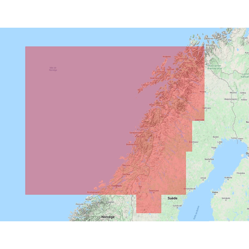 Navionics+ Regular NAEU053R Norvège, Trondheim à Tromsø - carte neuve