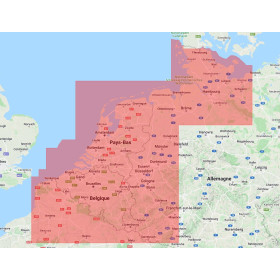 Navionics+ Regular NAEU076R Benelux & Allemagne, Ouest - carte neuve