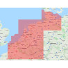 Navionics+ Regular NAEU076R Benelux & Allemagne, Ouest - new chart