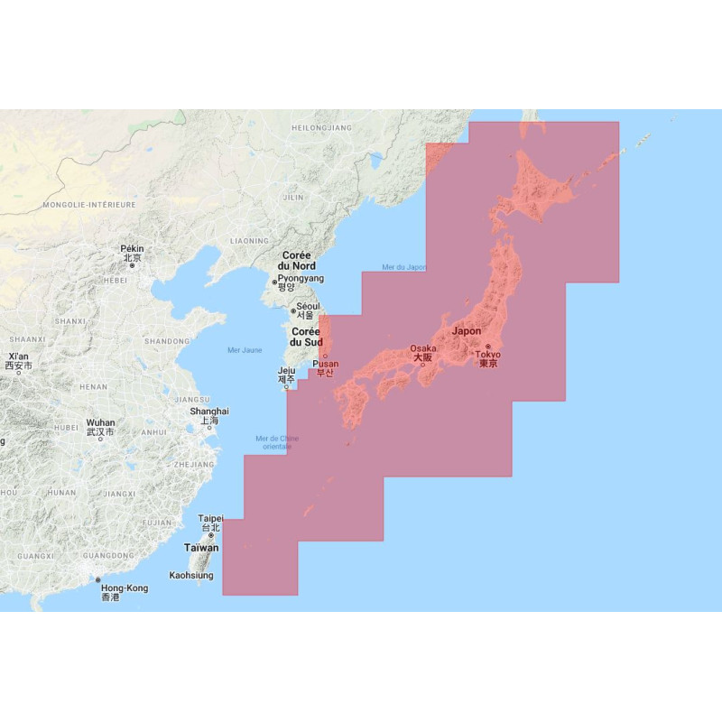 Navionics+ Regular NAAE016R Japon - new chart